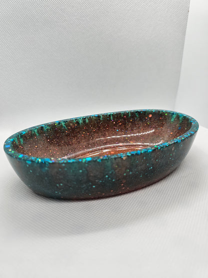 Glitter colored bowls