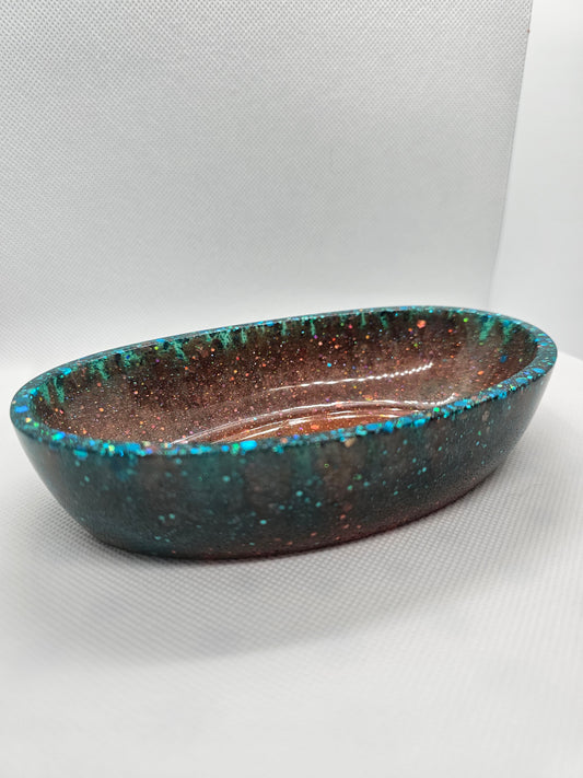 Glitter colored bowls