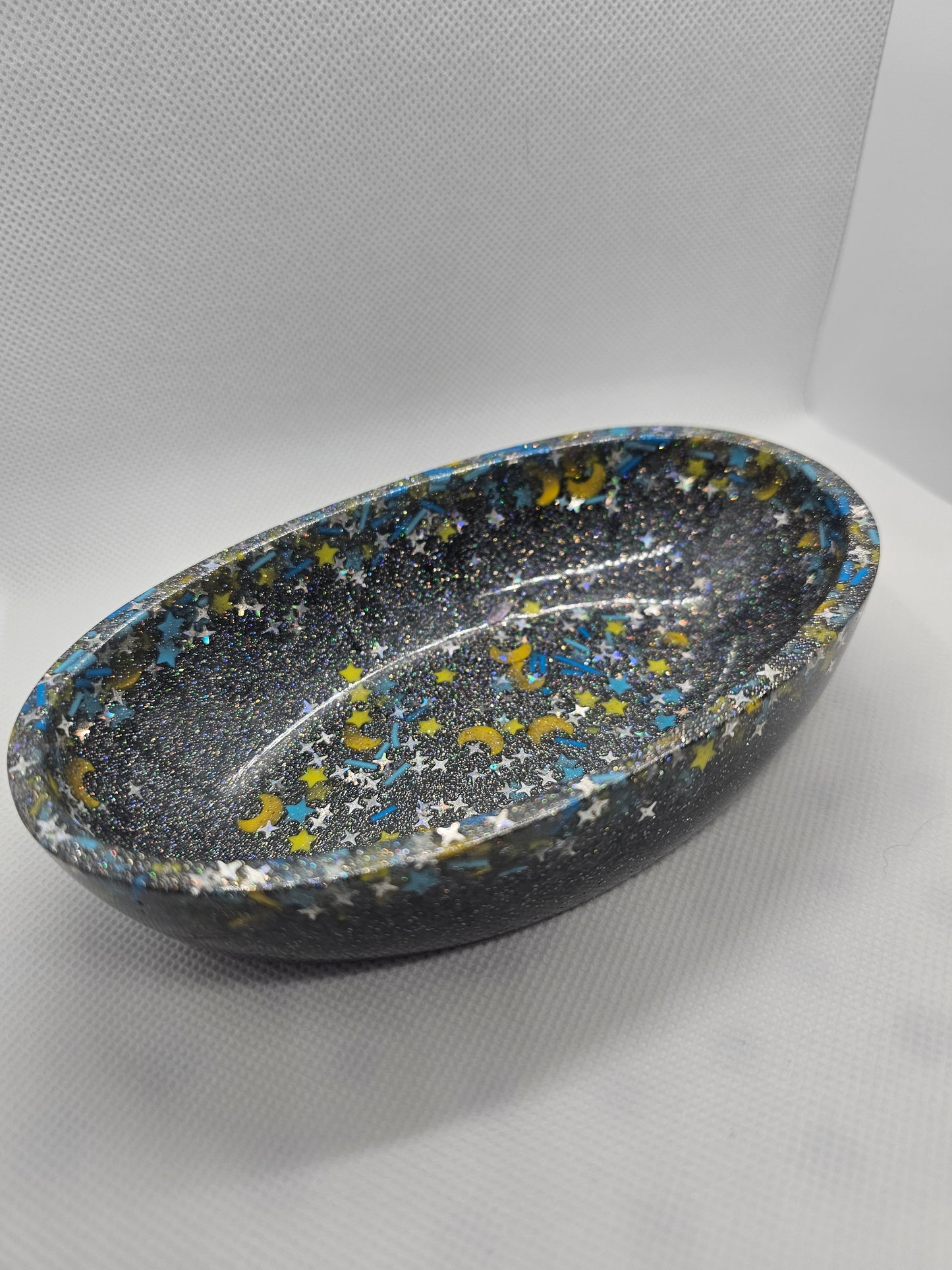 Resin Moon & Stars holder
