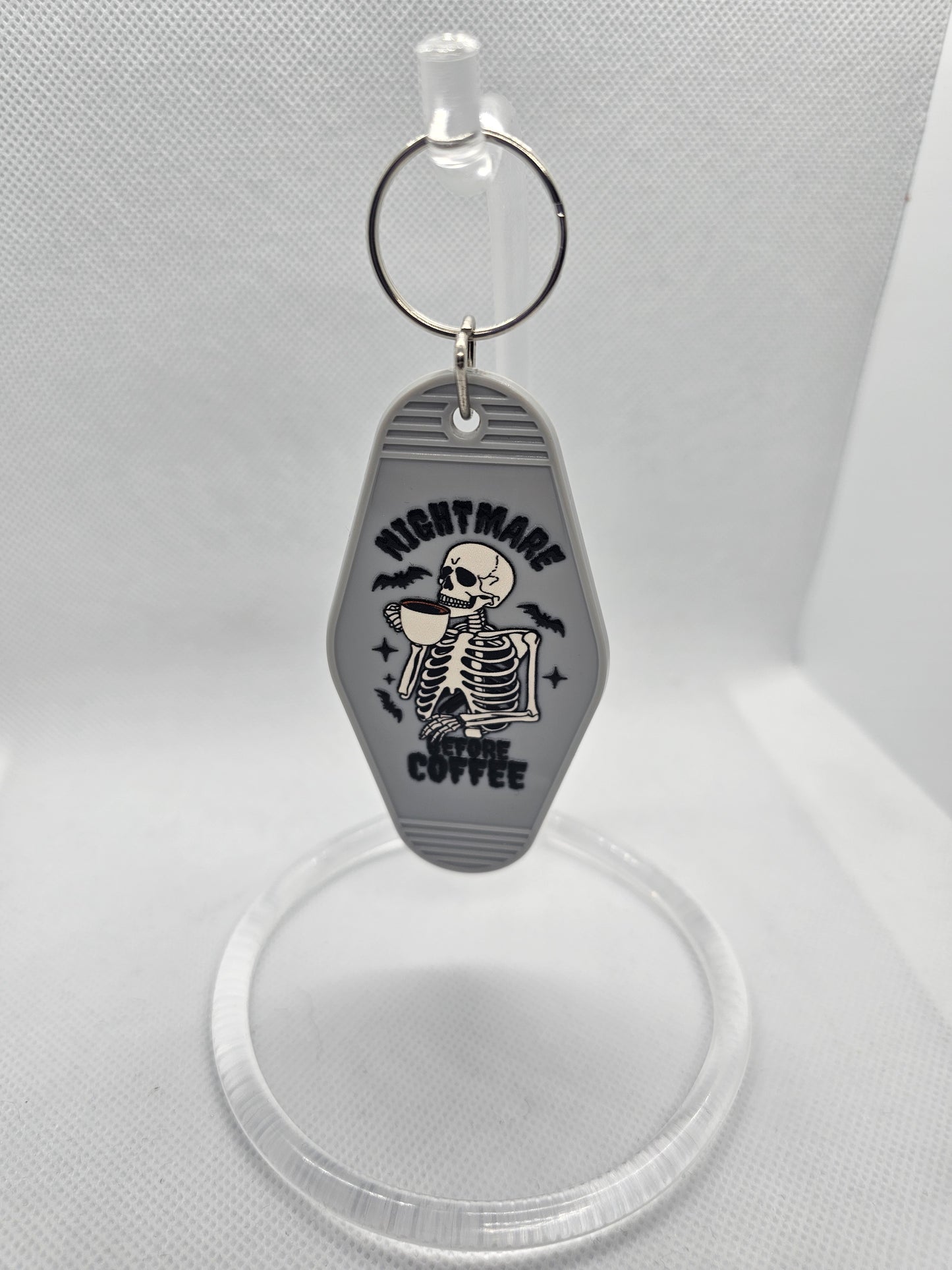 Nightmare Before Coffee Keychain
