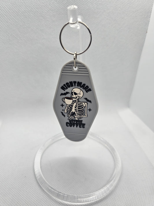 Nightmare Before Coffee Keychain