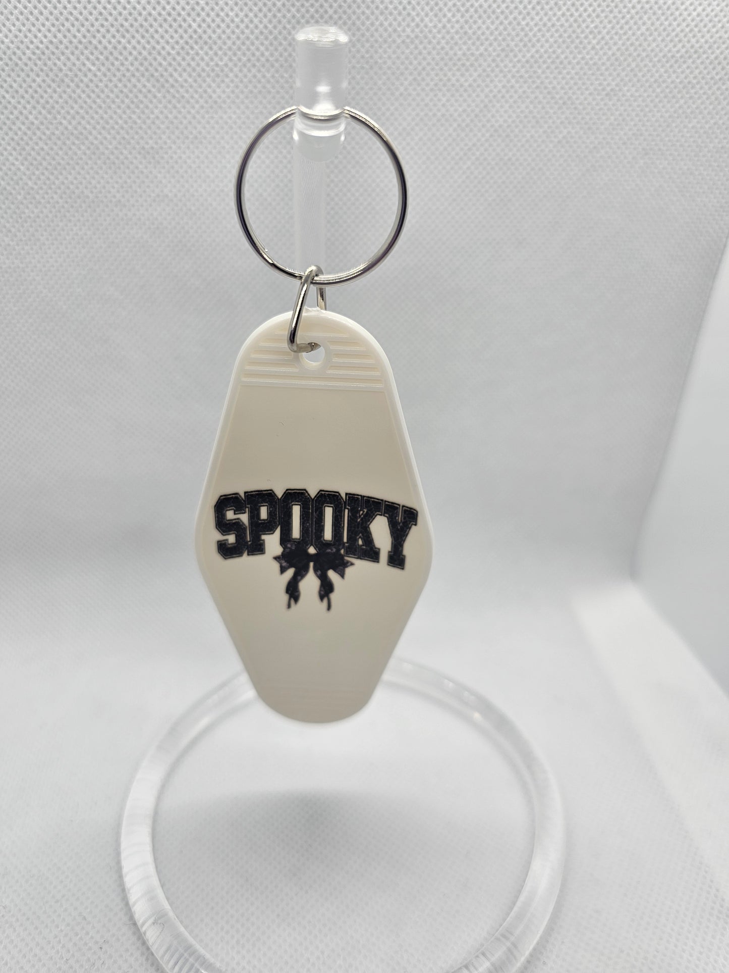 Spooky Bow Keychain