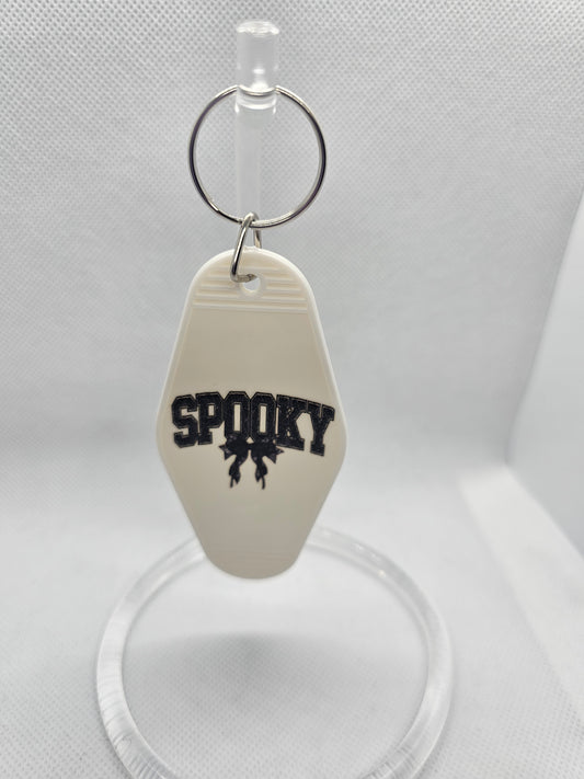 Spooky Bow Keychain