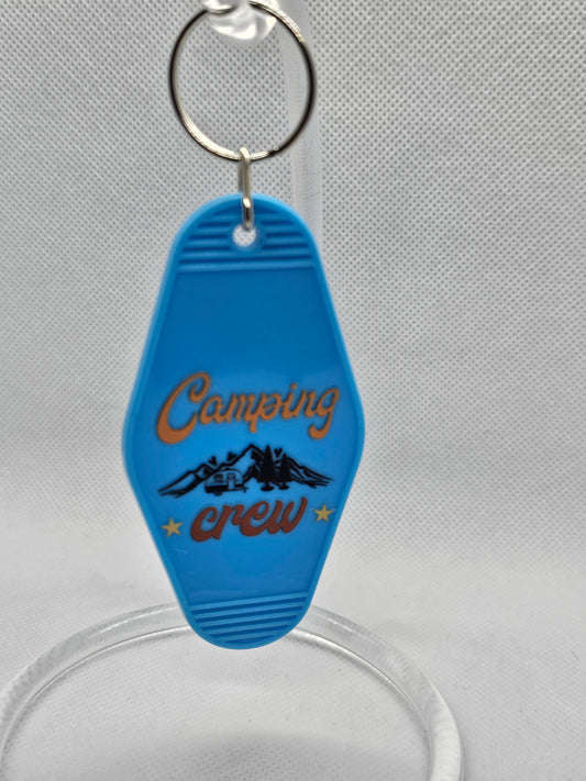 Camping Crew Keychain